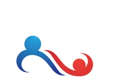 infinity people  family and community logo vector
