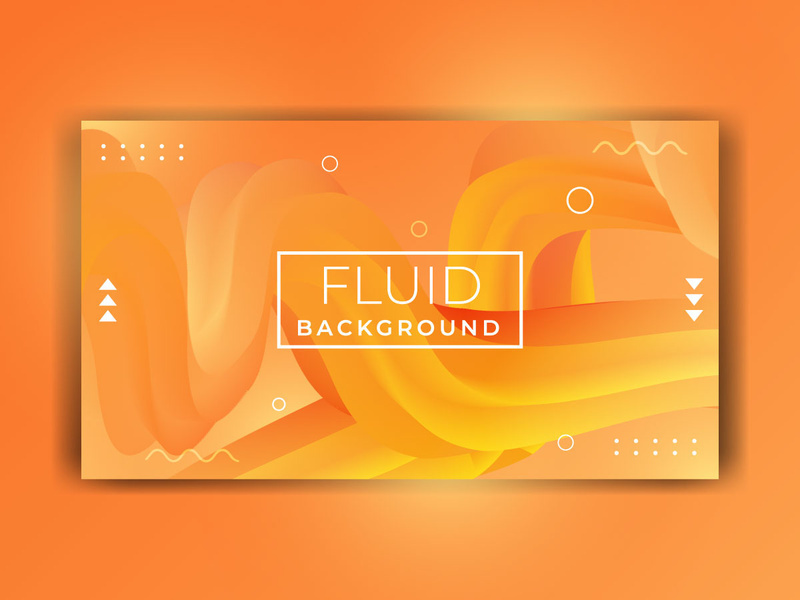 Modern Abstract Fluid Background Template