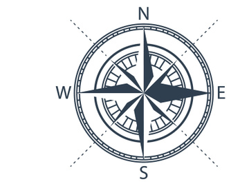 navigation compass for travel and degree vector preview picture