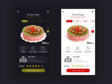 Bakery Food Shopping UI preview picture
