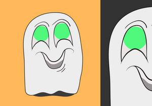 Ghost Cartoon Vector Bundle