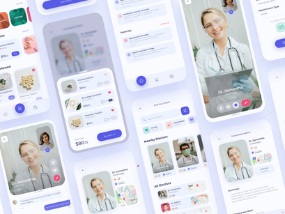 Pocket Doc - Online Doctor Consultation App Light UI Kit