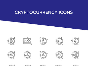 Cryptocurrency Icons preview picture