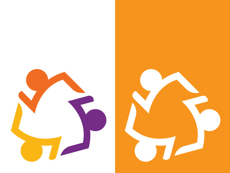 Community, network and social icon design template