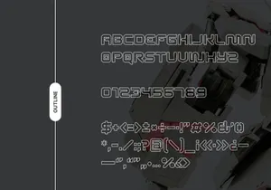 MOREKS - Futuristic Font