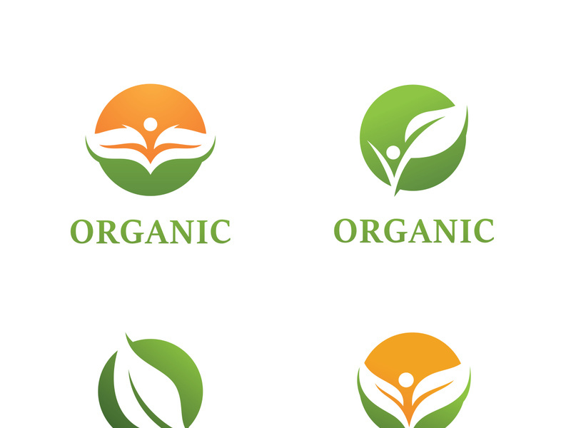 Landscape design  garden  Plant  nature and ecology vector logo