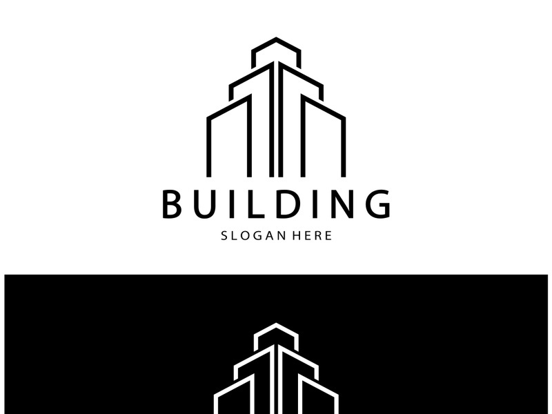 Building logo vector illustration design,Real Estate logo template, Logo symbol icon