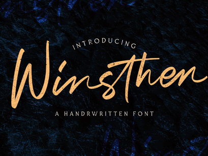 Winsthen - Handwritten Font