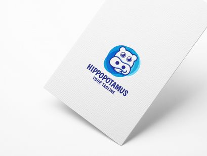 unique hippos - Logo Template