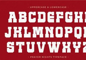 Prayer Nights - Modern Slab Serif Font