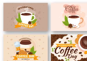 16 International Coffee Day Illustration