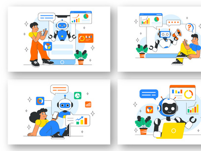 10 AI Powered Tools Illustration