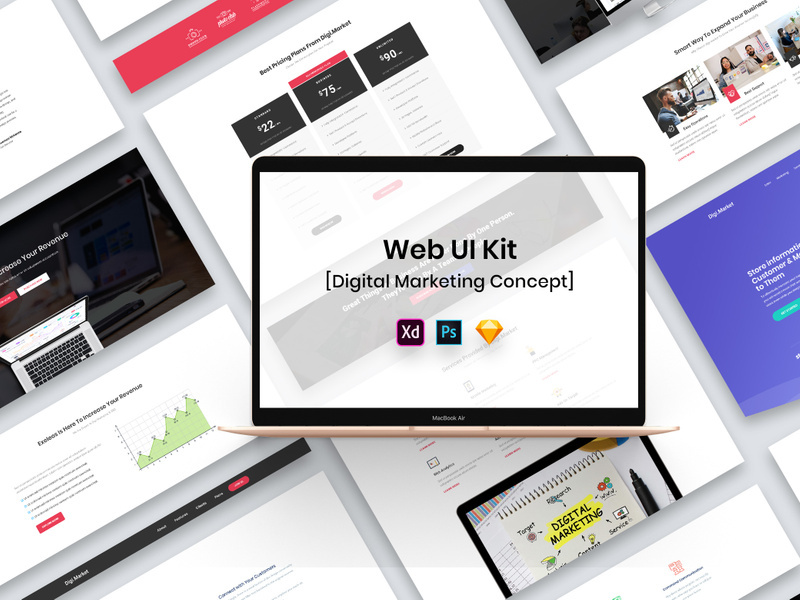 Web UI Kit Digital Marketing
