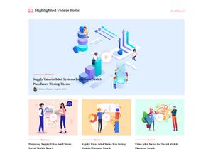 Gutenberg Blog PSD Template