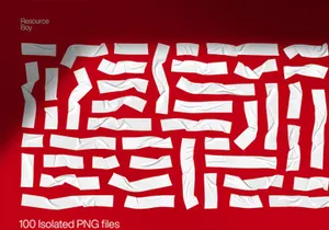 100 Free White Duct Tape Textures