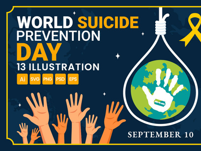 13 World Suicide Prevention Day Illustration