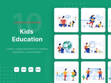 Kids Education Illustration Pack preview picture