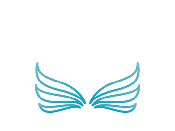 Falcon Wing  Vector Logo Icon Template preview picture