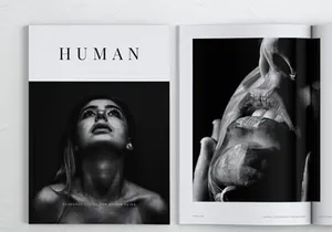 HUMAN Minimalist Lookbook Magazines