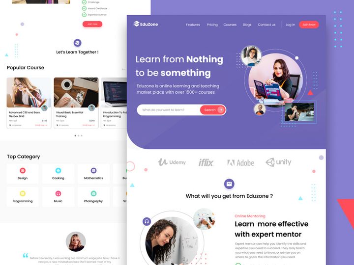Online Course website