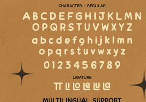 Vintage Vignette - Retro Font