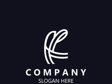 Letter KA, AK initial Logo, simple and Luxury monogram Icon Vector business identity design Template