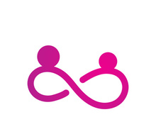 infinity people  family and community logo vector