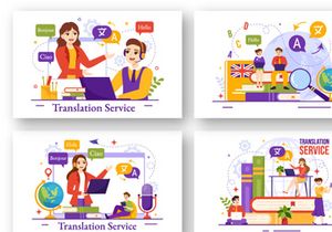 15 Translation Service Illustration