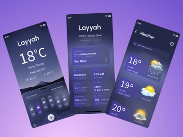 Weather App UI preview picture