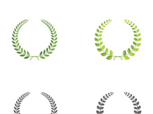 Logos of green Tree leaf ecology