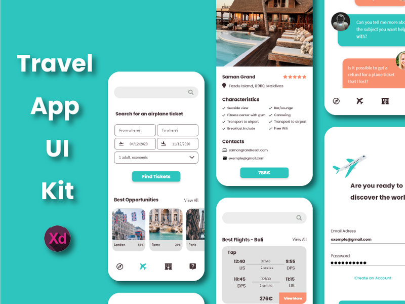 Travel App Ui Kit