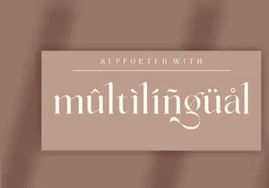 Vanger _ modern serif font