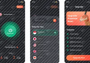 Hivi VPN Mobile UI Kit