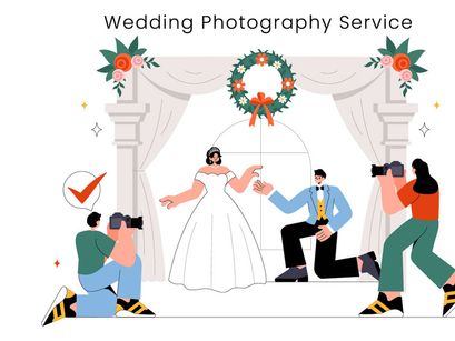 10 Wedding Photography Service Illustration