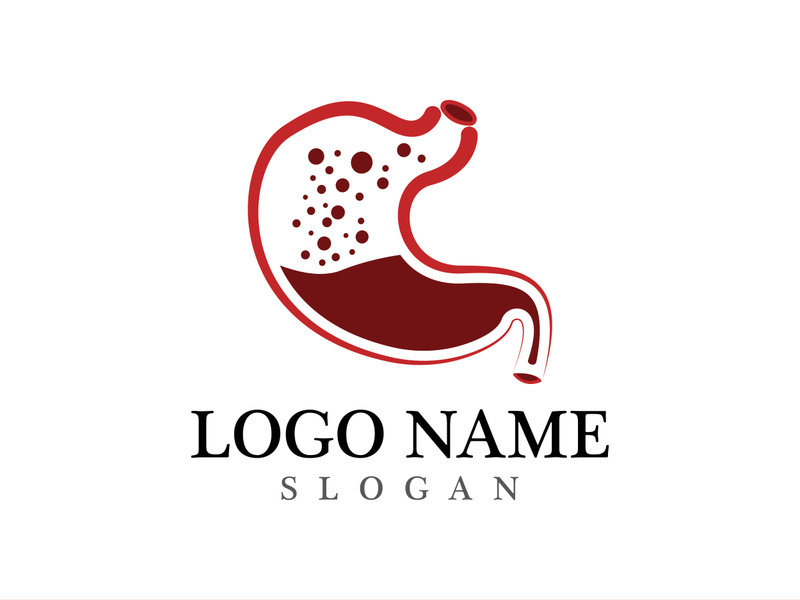 stomach care icon designs concept vector illustration