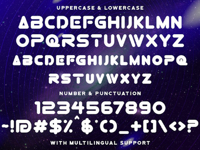 SUPERBOLT - Futuristic Sans Font