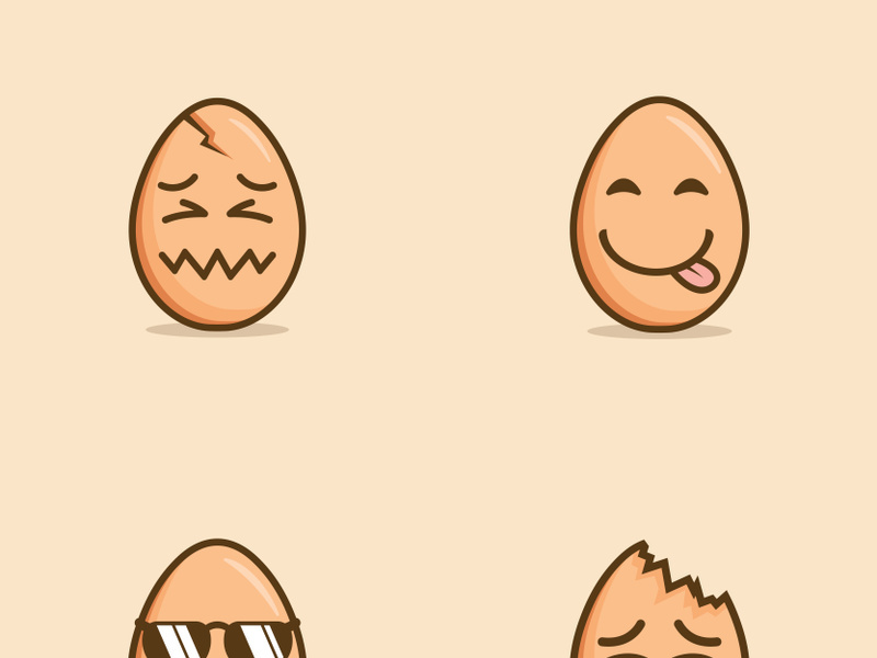 Egg Logo icon Vector Illustration