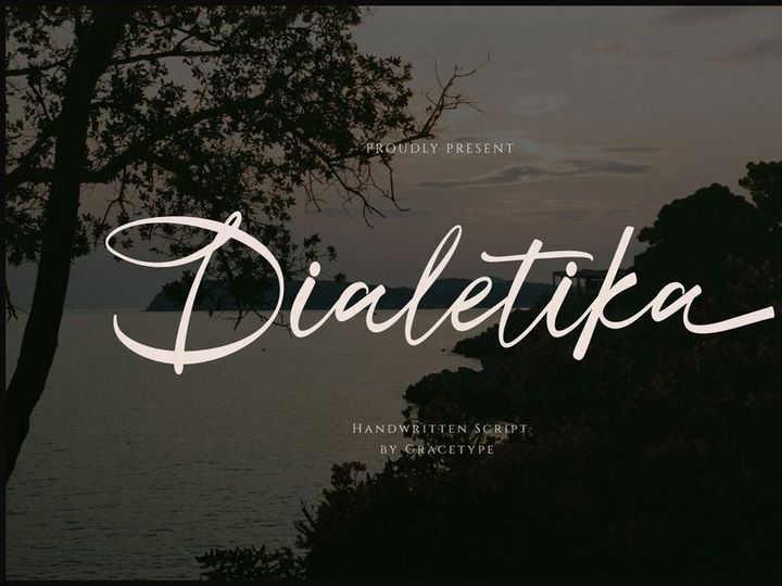 Dialetika | Handwritten Script