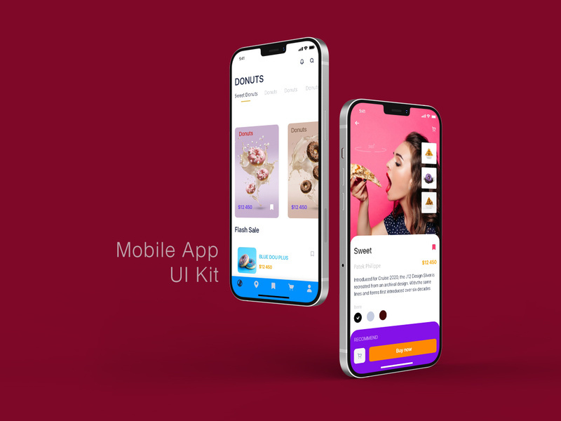 Donuts Mobile Apps UI kit