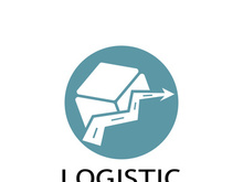 logistics logo icon illustration vector design  distribution symbol  delivery of goods  economy  finance