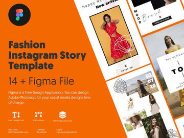 Fashion IG Stories Pack - Figma preview picture