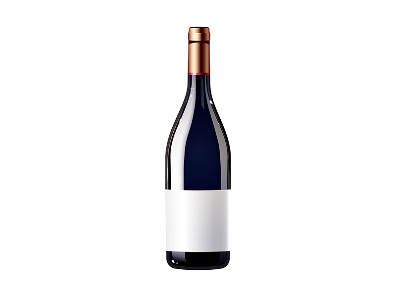 Red wine realistic product vector design