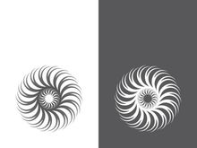 vortex vector illustration icon logo template design