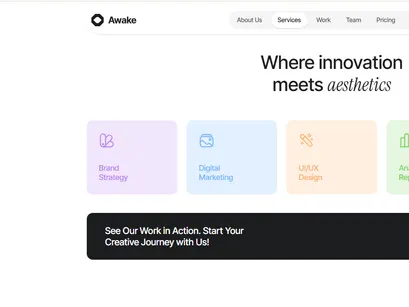 Awake Bootstrap Website Template