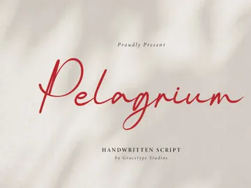 Pelagrium | Handwritten Script preview picture