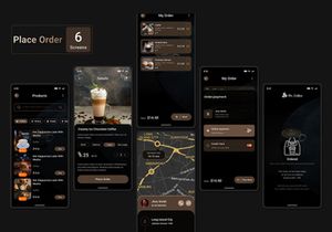Mr. Coffee - Online Coffee Shop App | Figma UI Kit