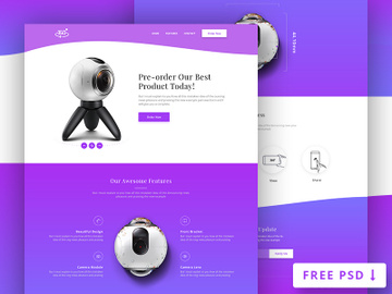 360 Degree Product Landing Page preview picture