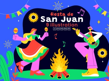 9 Fiesta de San Juan Illustration preview picture