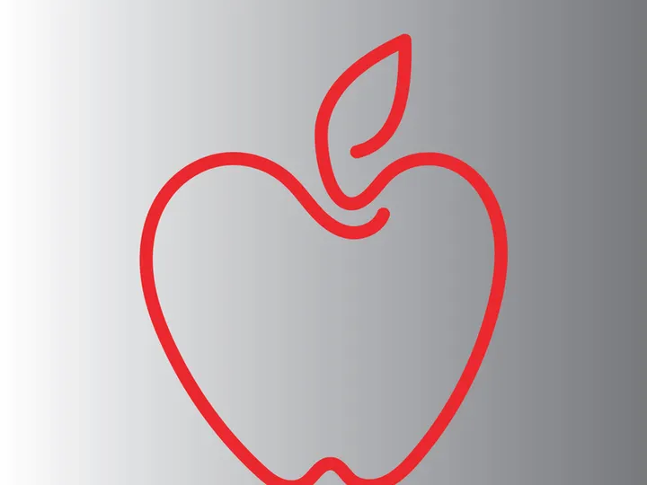 Apple logo design