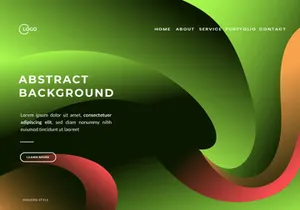Vibrant Green Background Abstract